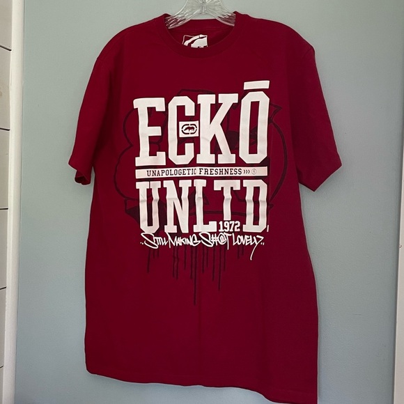 Ecko Unltd Graphic T Shirt Ecko Unltd. 1972 Sz L - Picture 1 of 4